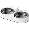 PETLIBRO Splitter per cibo per animali domestici con ciotole in acciaio inox, ciotola automatica per gatti per due gatti o cani, adatto per Distributori automatico per gatti PLAF005, PLAF006