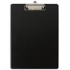 Exacompta 19291E Porta blocco in cartone Balacron con busta in plastica e clip con sistema di fissaggio a parete Formato 23 cm x 32 cm per documenti in formato A4, colore nero.