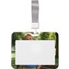 Solarix Porta Badge Personalizzato con Nome e Foto, Accessorio per Ufficio, Infermieri, Insegnanti, Studenti e Personale Medico (Stile 2)