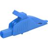 Fafeicy Morsetto Elettrico con Isolamento in Ottone e Copertura in PA, Tipo di Sicurezza, Morsetto di Prova Elettrico per Batteria Auto 32 A/1000 V (BLUE)