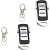 Akozon Telecomando con Copia a Banda Intera 250 a 913 MHz 4 Pulsanti Apriporta per Garage Ad Alta stabilità per la Sicurezza Domestica (2PCS)