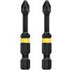 DEWALT Extreme Flextorq DT70532T - Set di 2 punte Ph2 da 50 mm con attacco a torsione estrema per viti Phillips