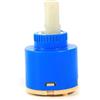TopHomer Cartuccia in ceramica per valvola a disco, in plastica, per rubinetto miscelatore per bagno o cucina, valvola di controllo interno per rubinetto, ricambio blu (35 mm)
