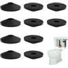 TopHomer 10 pezzi rondelle di tenuta per cassetta WC, rondelle in gomma da 6mm per serbatoio WC antiscivolo kit di guarnizioni per riparazione WC