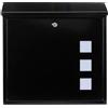 Burg-Wächter Area Mailbox 39 x 46 x 13 cm cassetta delle lettere in acciaio grande capacità A4 Scatola Scatola a lettere, Scatola a lettere, 702401