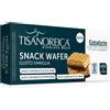 GIANLUCA MECH Srl Tisanoreica Snack Wafer Vaniglia con Base di Cioccolato Extraforte, 35g