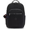 Kipling Seoul Extra Large Backpack Backpack, Nero (True Black 2), 13.5L x 18.25H x 7.75D, Seoul - Zaino per laptop da 17 pollici, resistente, spazioso con spallacci imbottiti, borsa