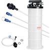 VEVOR Estrattore di Fluidi Pompa a Vuoto di Aspirazione per Cambio Olio di Motore Pneumatico/Manuale Capienza Max. 6,5L, Estrattore per Cambio Olio Pompa a Vuoto Kit Evacuazione dei Fluidi per Auto