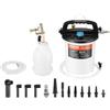 VEVOR Kit Spurgo Freni, Tubo Flessibile in Silicone Esteso, Kit Completo di Spurgo Liquido Freni, Estrattore Liquido Freni 3 L con Flacone di Riempimento Sifone 1 L 13 Connettori per Tubi Flessibili