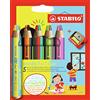 STABILO - Matita colorata Multi-Funzione - woody 3 in 1 duo