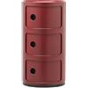 Kartell - Portaoggetti Componibili - Rosso - ABS - Designer Anna Castelli Ferrieri