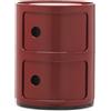 Kartell - Portaoggetti Componibili - Rosso - ABS - Designer Anna Castelli Ferrieri
