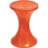 Stamp Edition - Sgabello Tam Tam - Arancione - Polipropilene trasparente - Designer Henry Massonnet
