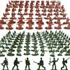Tsawntd 200 Pezzi soldatini di plastica 12 Modelli soldatini Misti Gioco fantasioso di plastica Action Figure per Bambini dai 3 Anni in su di Action Figure