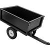 UNITRAILER Rimorchio da giardino per trattore, quad UNITRAILER, ribaltabile, portata 225 kg, dimensioni 1030x700 mm