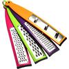TopHomer Set di 4 grattugie per formaggio, in acciaio inox, per tagliare verdure, grattugia, grattugia, mandolina, per aglio, zenzero, parmigiano, formaggio e limone