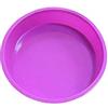 SagaSave Stampo per torta in silicone rotondo, antiaderente, per torte, pancake, pizza crosta frittata