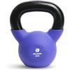 BILDER- Kettlebell 4kg con Impugnatura Ergonomica e Antiscivolo, Pesi in Ghisa con Rivestimento in Neoprene, Ideale per Esercizi e Allenamento Forza Cardio e Funzionale, Attrezzi Palestra Casa Fitness