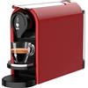 Bialetti Bundle Gioia Plus Macchina del Caffè Rosso con 48 Capsule