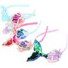 DOITOOL 4pezzi Fasce Per Ragazzo Ragazza Tema Sirena Paillettes Da Cerchietti Colorati Per Feste Accessorio Per Creativo e Chic Per Ragazze Comodo e Resistente Per Compleanni e Occasioni