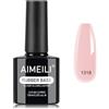 AIMEILI Base Rubber Colorate Smalto Gel Rinforzante Unghie UV 15 ml - 1319