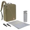 Lässig Lässig Borsa Fasciatoio Zaino/Green Label Tidy Talent Backpack Olive - 1410 g