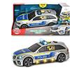 Dickie Toys Auto della polizia motorizzata Dickie Toys Mercedes AMG E43. Auto giocattolo, il portellone si apre premendo un pulsante con l'effetto sonoro di un latrato, batterie incluse, 30 cm