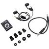 VBESTLIFE Lettore MP3 Impermeabile IPX8 per il Nuoto, Lettore Musicale Subacqueo da 8GB con Suono Senza Perdita, Clip e Cuffie Impermeabili per Immersioni, Surf, Corsa, Sci (BLACK)