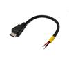 System-S Cavo USB 2.0 10 cm Micro B maschio a 2 estremità aperte per Raspberry Pi, nero