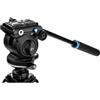 Benro Testa video fluida Benro S2 PRO con base piatta, carico massimo 2,5 kg, attacchi accessori da 1/4"-20, attacco testa da 3/8"-16, con braccio panoramico (S2PRO)