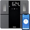 Beurer BF 500 BT Super Black Edition Bilancia Diagnostica Elegante con Funzione Bluetooth e app, per grasso corporeo con portata di 180 kg, percentuale muscolare, fabbisogno calorico, display XL