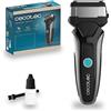 Cecotec Rasoi a lamina - Tagliabarba Senza Fili, Rasoio PrecisionCare X-Trimm Triple. 3 Lame Acciaio Inox, Display, Autonomia 60min, Protezione IPX6