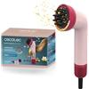 Cecotec Asciugacapelli Compact IoniCare Dry&Keratin Cotton Candy. 1200 W, 107000 RPM, motore Brushless, funzione ionica, testa con tecnologia nutriserum e denti duri, testa concentrante, rosa