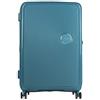 American Tourister Soundbox - Trolley L Espandibile Valigia, 77 cm, 97/110 L, Verde (Jade Green)