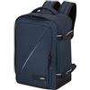 American Tourister Take2Cabin - Borsa da cabina Ryanair 40 x 25 x 20 cm, 20 L, 1,40 kg, Zaino con ruote, Bagaglio a mano, Zaino aereo S Underseat, Blu (Harbor Blue)