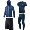 MEETYOO Maglietta a Compressione da Uomo, Leggings Sportivi, Pantaloni da Corsa, Maglietta Funzionale da Uomo, Pantaloni a Compressione, Abbigliamento Funzionale per Corsa, Palestra, Fitness