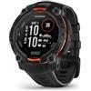 Garmin Instinct 3, Smartwatch, 45mm, Display SOLAR, Lunetta in alluminio, GPS Multi-band, 10ATM, Torcia LED, 90+ App per lo Sport, Pay, Connect IQ, Autonomia 28 giorni, Black Bezel