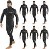 SEAC Liberty Long Man 5mm - Muta Umida Monopezzo da Uomo con Cappuccio Integrato - Neoprene Resistente con Rinforzi Supratex su Ginocchia, Spalle e Fondo Schiena - Taglie a Colori