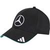 adidas Mercedes - Amg Petronas Formula One Team Driver cap, Cappellino da Baseball Unisex - Adulto, White/Black, XS