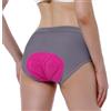 FEIXIANG Pantaloni da Ciclismo da Donna, Pantaloncini da Ciclismo Corti Pantaloncini da Ciclismo Biancheria Intima da Ciclismo con Imbottitura in Gel 4D Traspiranti ad Asciugatura