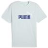 Puma Ess 2 Color No. 1 Logo Tee, Magliette Unisex - Adulto, Peaceful Blue,