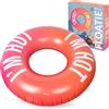 Fisura - Ciambella gonfiabile "I'm hot" sfumata. Diametro 120 cm, dotata di valvola protettiva per un gonfiaggio semplice e rapido. Perfetta per bagno in piscina o spiaggia.