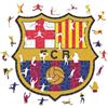 Iconic Puzzles, Barcellona Logo, Prodotto Ufficiale, Puzzle in Legno per Adulti e Bambini, Legno 100% Sostenibile