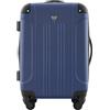 Travelers Club - Bagaglio a Mano Chicago Hardside Espandibile con Spinner, Blu Navy, 51 cm