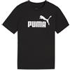 PUMA Ess No. 1 Logo Tee B, Magliette Bambino, PUMA Black, 176