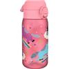 Ion8 Borraccia per Bambini, 350 ml, a Prova di Perdite, Facile da Aprire, Serratura Sicura, Lavabile in Lavastoviglie, Senza BPA, Maniglia per il Trasporto, Facile Pulizia, Unicorni Rosa
