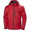 Helly Hansen Hommes Veste à capuche ras du cou, Rouge, M