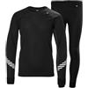Helly Hansen Junior Unisexe Jr HH Lifa Set, Noir, 16