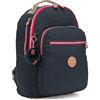 Kipling Clas Seoul, Zaino Casual Unisex - Adulto, Blu (True Navy C), 15x24x45 cm