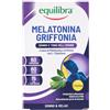 Equilibra Integratori Alimentari, Melatonina + Griffonia, Integratore a Base di Melatonina e Griffonia, Contribuisce a Ridurre il Tempo di Addormentamento, Favorisce il Rilassamento, 60 Compresse